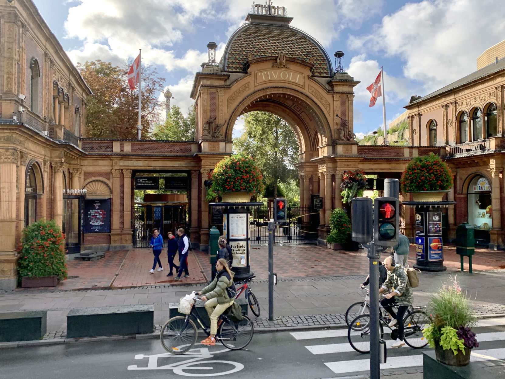 entrance to Tivoli Gardens, Copenhagen, Denmark